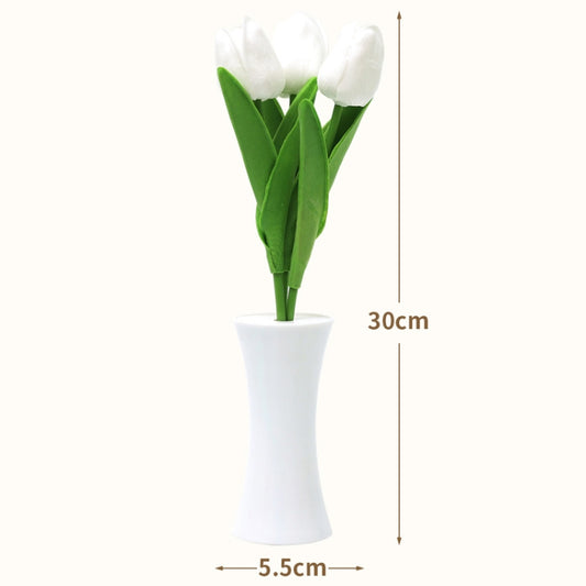 1.5V Tulip LED Night Light Indoor Decoration Sleeping Lamp Simulation Flower Ambient Light by buy2fix