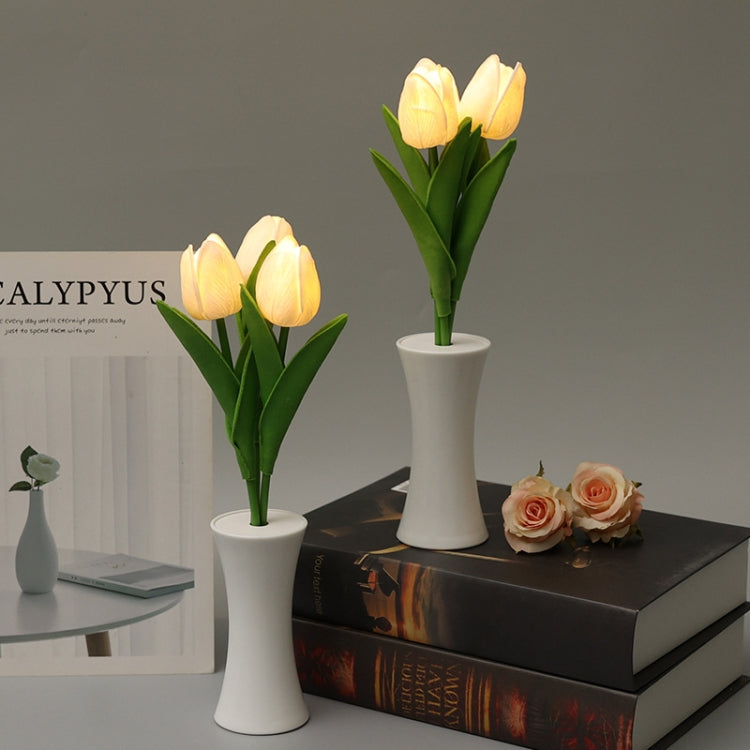 1.5V Tulip LED Night Light Indoor Decoration Sleeping Lamp Simulation Flower Ambient Light by buy2fix