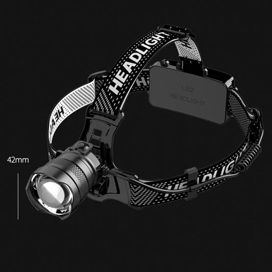 V103 P50 Outdoor Retractable Zoom Headlamp Waterproof Searchlight without Battery, Style: Sensor Model by buy2fix