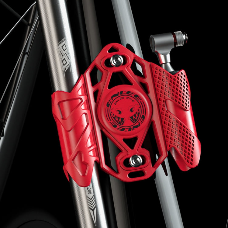 For AirTag ENLEE E-F231 Bicycle Tracker Hidden Localizer For Road Bike Multifunctional Anti-Theft Bracket(Pink) by ENLEE