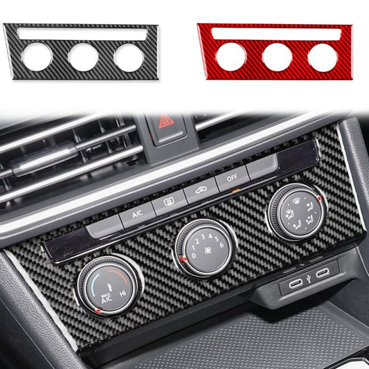 For Volkswagen Sagitar 2019-2023 A Model Left-Hand Drive Central Control Air Conditioning Panel Sticker(Red) - Car Interior Mouldings by buy2fix | Online Shopping UK | buy2fix