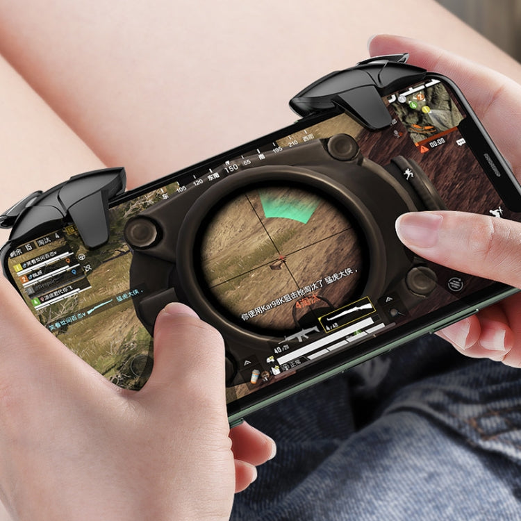 1pair CH5 Mobile Phone Trigger Mechanical Game Handle Contact High-sensitivity Aiming Key(Black Shark) - Handle Shooter by buy2fix | Online Shopping UK | buy2fix