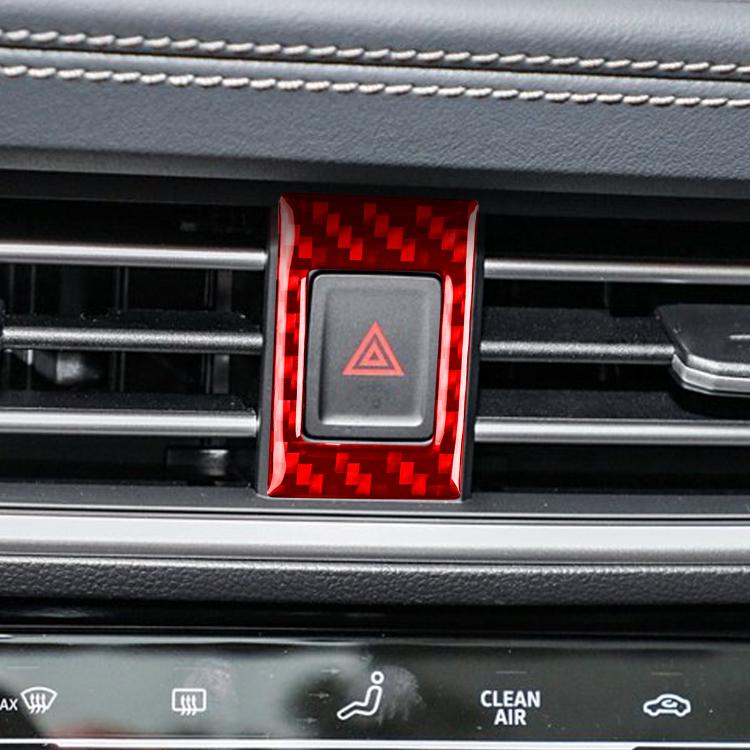 For Volkswagen Sagitar 2019-2023 Left-hand Warning Light Button Decorative Sticker(Black) - Car Interior Mouldings by buy2fix | Online Shopping UK | buy2fix