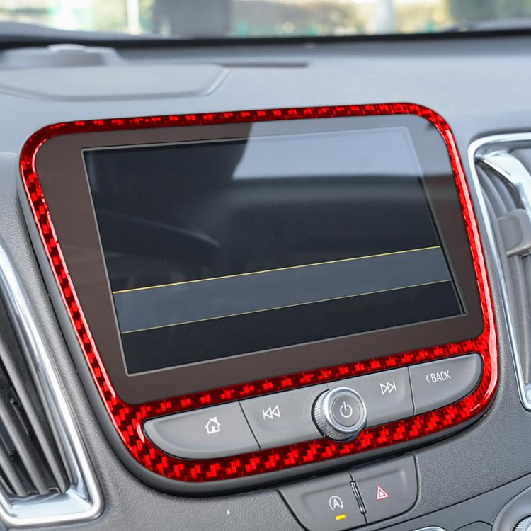 For Chevrolet Malibu 2016-2022 B Model Left-hand Drive Navigation Panel Sticker(Black) - Car Interior Mouldings by buy2fix | Online Shopping UK | buy2fix