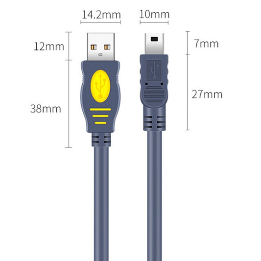 JINGHUA USB2.0 To T-Port Connection Cable MINI5Pin Data Hard Disk Cable, Length: 3m by JINGHUA