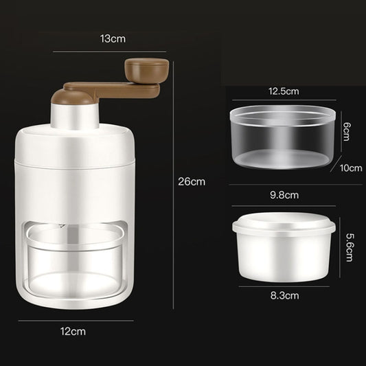 Kacheeg Small Home Ice Shaving Machine Hand-Cranked Ice Crusher, Model: Ice Shaver+Frozen Mold by Kacheeg