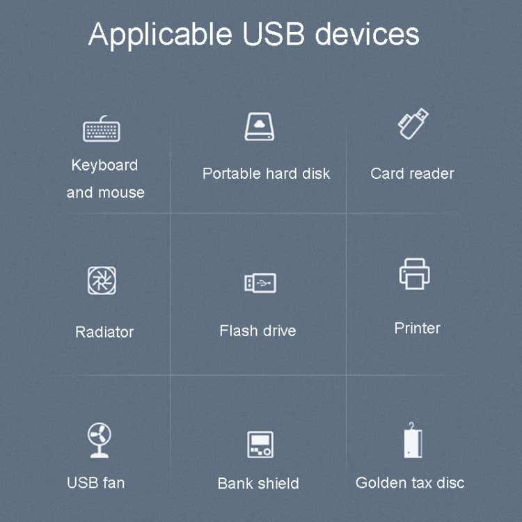 JINGHUA N62 USB2.0 4-Port Splitter One To Four HUB Extension Connector, Model: 0.2m Black by JINGHUA