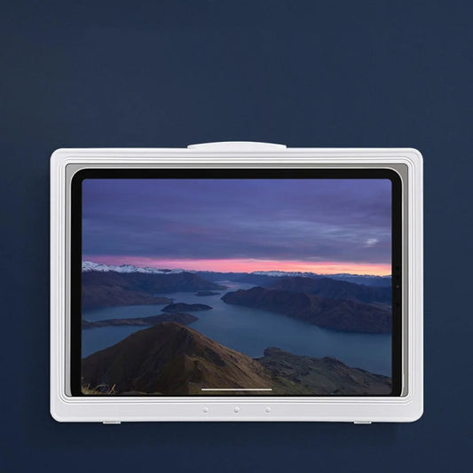 Waterproof Shower Tablet Holder Case Bathroom Kitchen Wall Mount Storage Box For IPad(Black) - Shower & Wall Mounts by buy2fix | Online Shopping UK | buy2fix