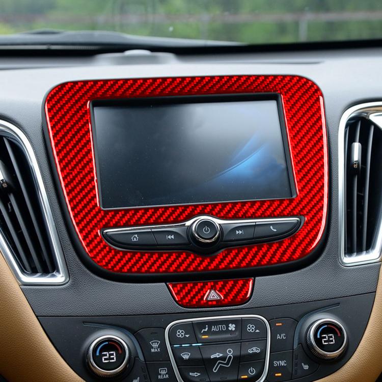 For Chevrolet Malibu XL 2016-2018 2pcs /Set Left-Hand Drive Navigation Panel Sticker(Black) - Car Interior Mouldings by buy2fix | Online Shopping UK | buy2fix