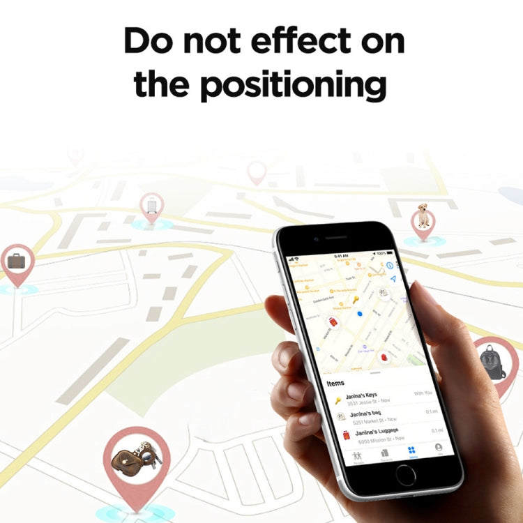 For Airtag CONTACTS FAMILY CF1139 First-layer Cowhide Tracker Protective Case Pet Locator Leather Case(Brown) by CONTACTS FAMILY