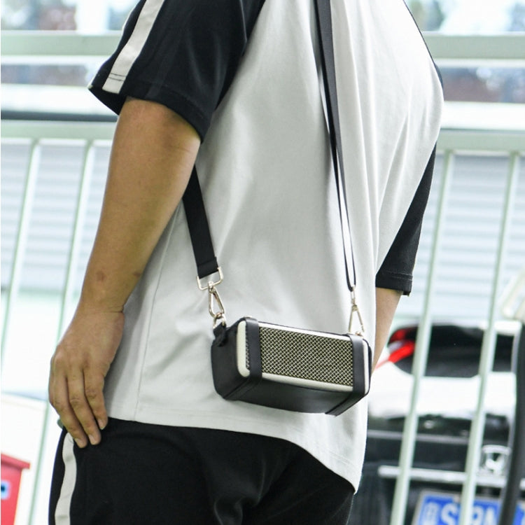 For Marshall Emberton II Speaker PU Shoulder Strap Protective Cover(Black) by buy2fix