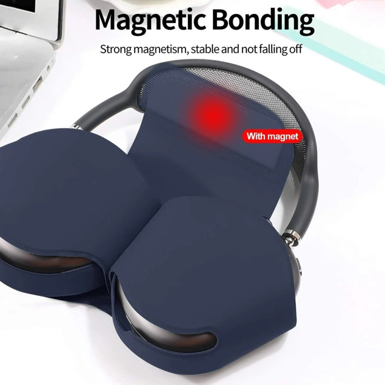 For AirPods Max Headphone Protective Cover Soft Case(Blue) by buy2fix