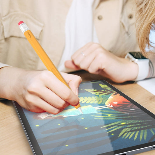 For Apple Pencil 2 AhaStyle PT180-2 Retro Stylus Protective Case Drop Proof Capacitive Pen Cover(Pink) by AhaStyle