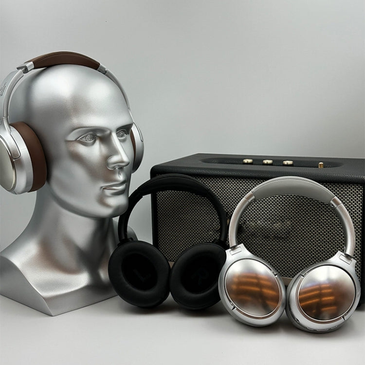 SOYTO VJE901 Retro Bluetooth Headset Metal Headband Wireless Sports Headset(Silver) by SOYTO