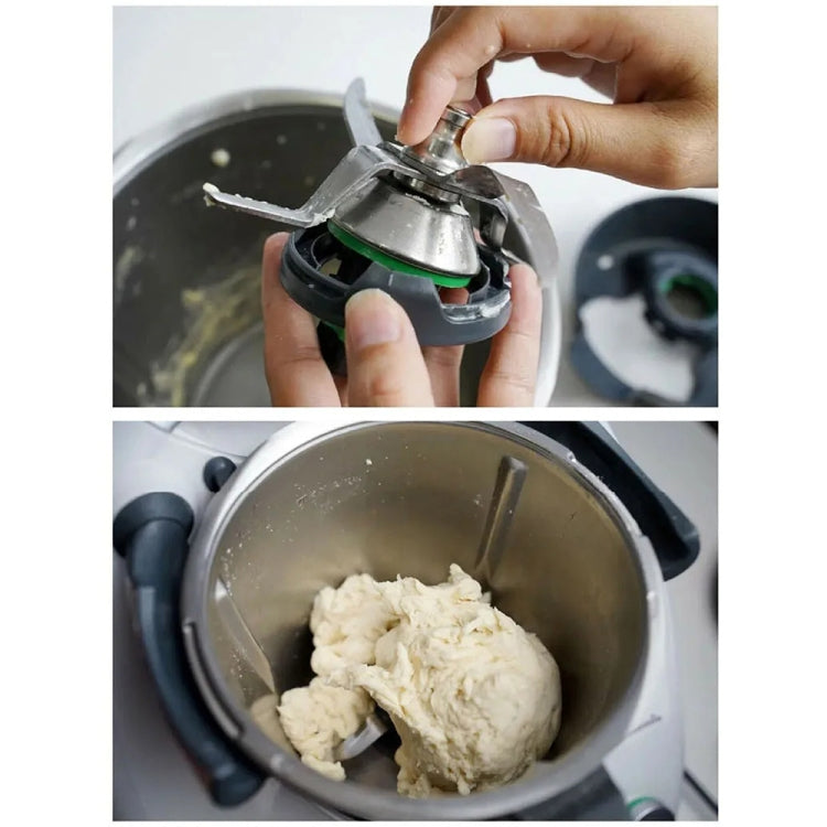 For Thermomix TM5 / TM6 Kitchen Machine Kneading Dough Blade Isolation Protective Cover(Black) by buy2fix