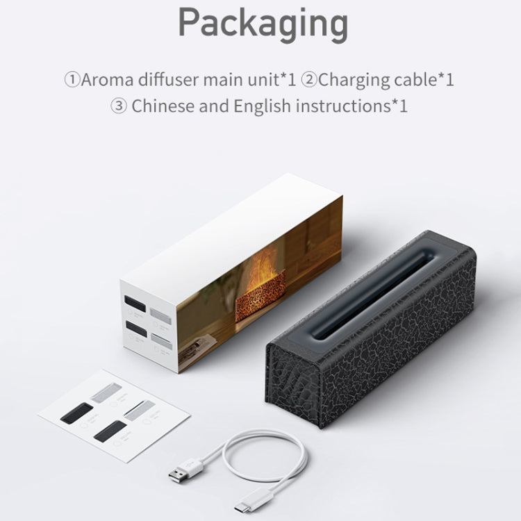 Lava Flame Aromatherapy Machine Air Atomizing Humidifier With Colorful Light, Model: DQ709 Pro White by buy2fix