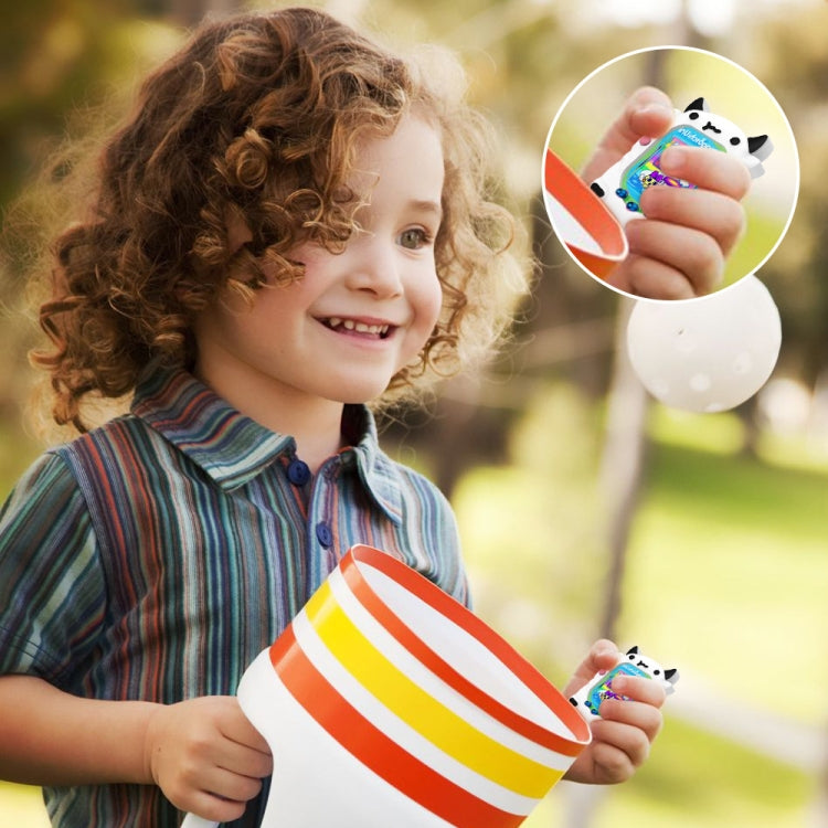 For Tamagotchi Uni (2023) Pet Game Console Silicone Protective Case(White Cow) by buy2fix