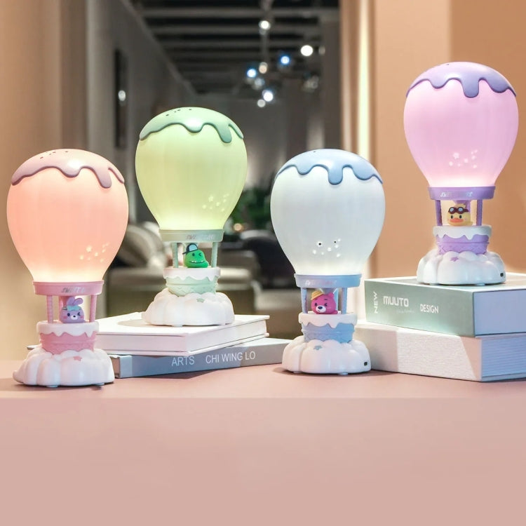 Cartoon Balloon Shape USB Charging Eye Protection LED Night Light Bedroom Reading Table Lamp, Color: Purple by buy2fix