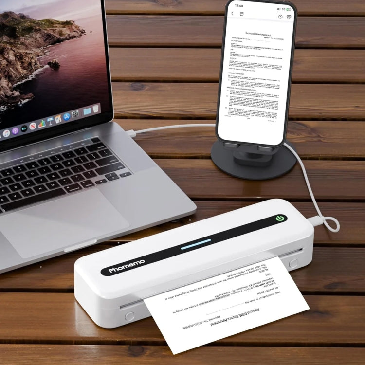 Phomemo 3rolls /Box 53mm Writing Quick-Drying Thermal Paper 10-Year Long-Lasting For M832 / M833 / M834 / M835 Printer by buy2fix