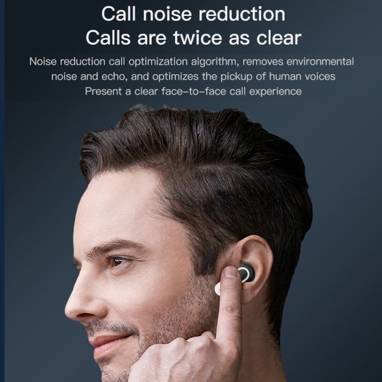 Color Screen Touch ANC Active Noise Reduction LCD Wireless Bluetooth Earphones(Champagne Gold) by buy2fix