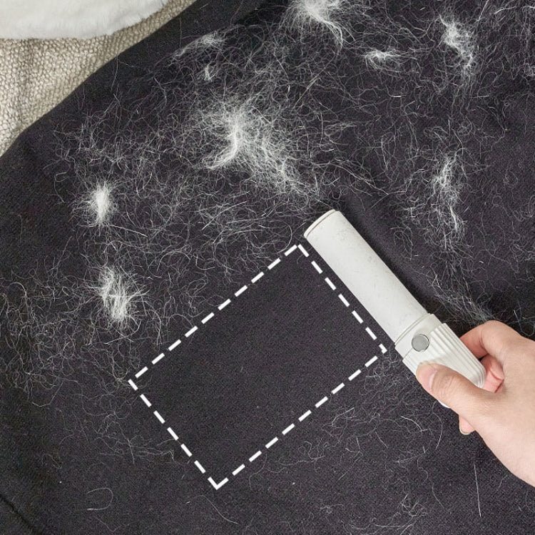 Portable Replaceable Clothing Hair Sticker Household And Pet Hair Removal Tool(Yellow) by buy2fix