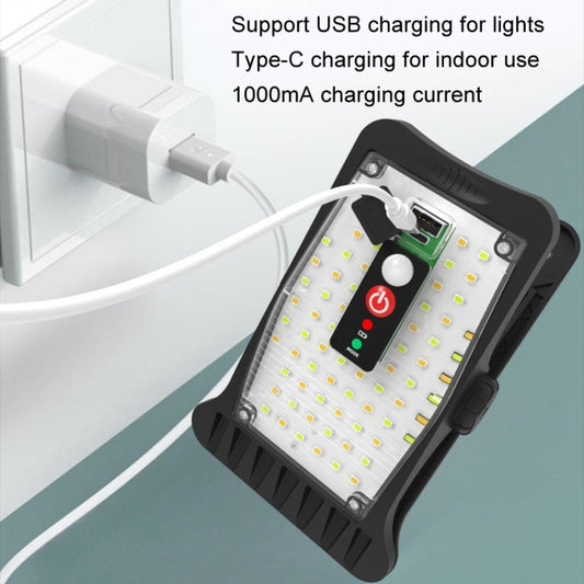 Solar Outdoor Clip Light LED Courtyard Garden Lamp Human Induction Wall Light Emergency Light, Style: USB Charging by buy2fix