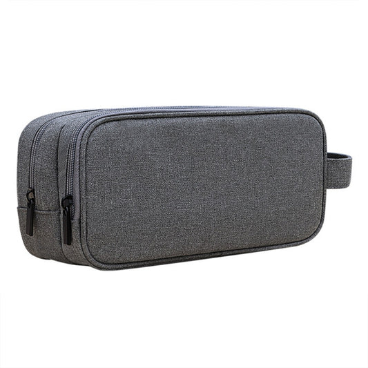 SM09 Double-layer Large Capacity Digital Accessories Storage Bag, Color: Dark Gray by buy2fix