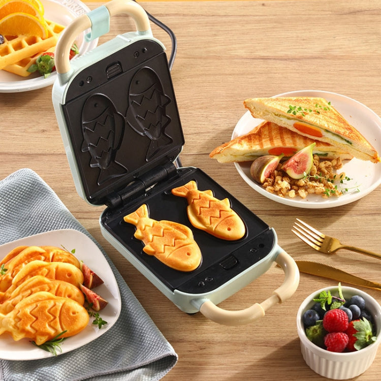 5 In 1 YIDPU Multifunctional Family Breakfast Maker Light Diet Sandwich Waffle Baker, CN Plug(Pink) by YIDPU