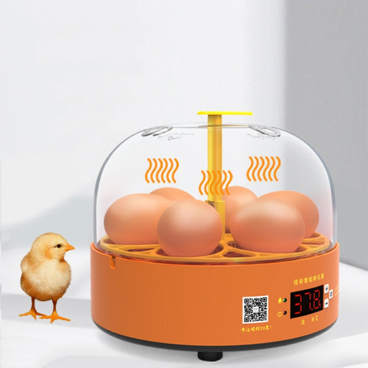 6-Eggs Small Household Experimental Children Smart Chicken Incubators, Spec: Manual EU Plug by buy2fix