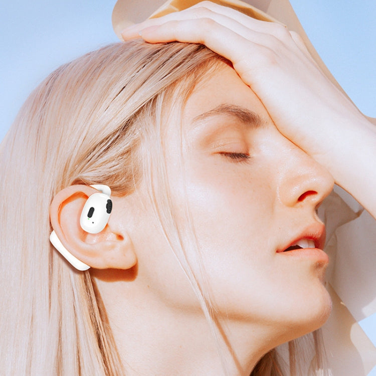 Bluetooth V5.4 Hanging Ear Wireless Earbuds Stereo Sound Headphones(Black) by buy2fix