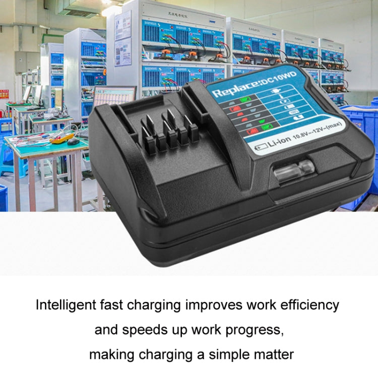 For MAKBL1013 10.8V~12V Lithium Battery Charger, Specification: US Plug by buy2fix