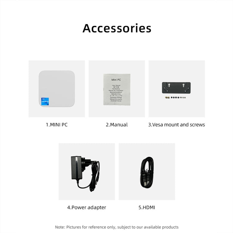 T8Plus Alder Lake-N100 4K Dual Band WIFI Bluetooth Office Game Portable Mini PC, Spec: 8G 512G US Plug by buy2fix