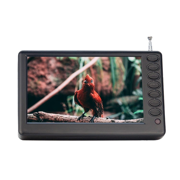 5 Inch Ultra-Thin Portable Car Digital LCD TV, Format: DVB-T2(EU Plug) by buy2fix