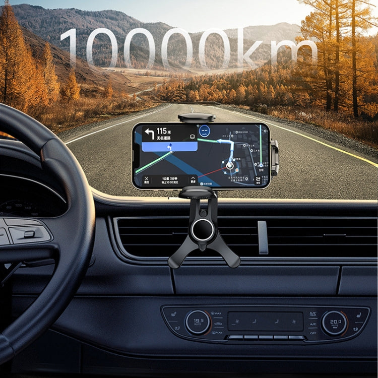 Car Air-conditioning Vent Y-shaped Base Mobile Phone Holder, Color: Tenth Generation Green by buy2fix