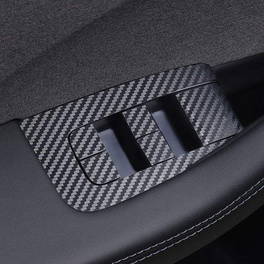 4pcs /Set For Tesla Model 3 Lift Window Button Sticker Car Interior, Style: Starry Line by buy2fix
