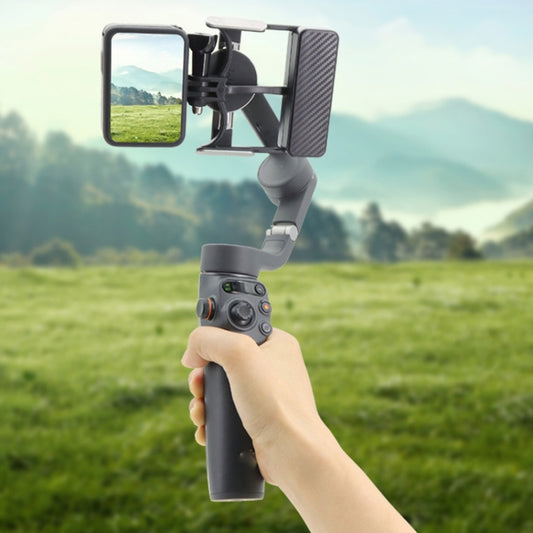 Universal Phone Gimbal to Sports Camera Adapter For DJI OSMO 6 / 5 / 4 / 3 to Gopro DJI Action 4(Black) by buy2fix