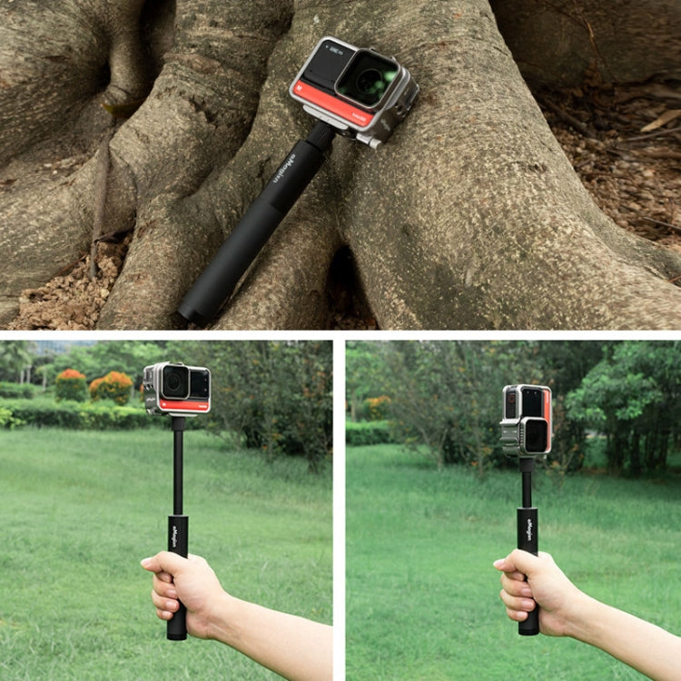 aMagisn 120cm Invisible Straight Pull Selfie Stick Sports Camera Accessories, Specification: Single Rod by aMagisn
