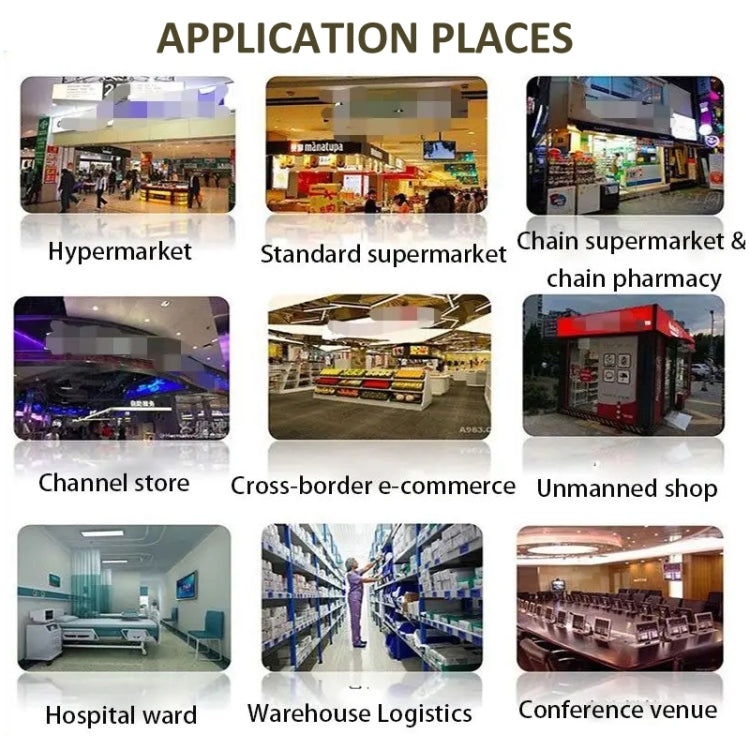 2.9 Inch E-ink Screen Bluetooth Smart Electronic Labels Support Custom Text/Picture/QR Code/Barcode by buy2fix