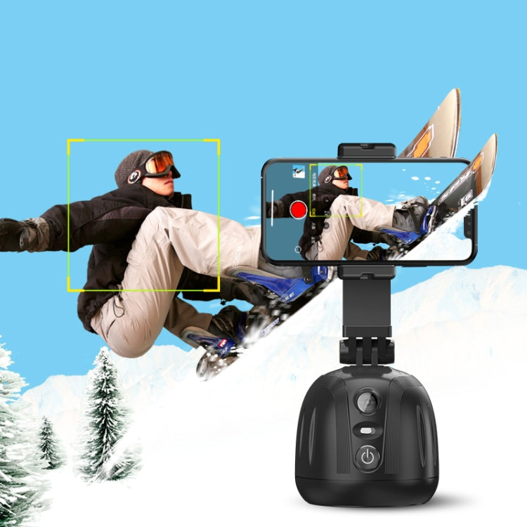 360 Degree Intelligent Follow Live Video Recording Desktop Stabilizer(Black) by buy2fix