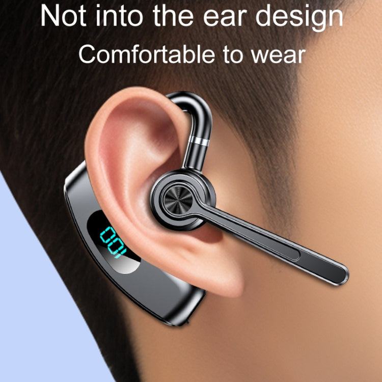 V600 On-Ear OWS Bone Conduction Gaming Noise Reduction Bluetooth Earphones(Black) by buy2fix