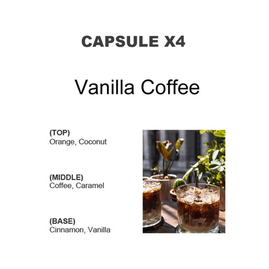 BEN.JACK 4pcs /Set Coffee Cup Air Outlet Aromatherapy Refill Tablets(Vanilla Coffee) by BEN.JACK