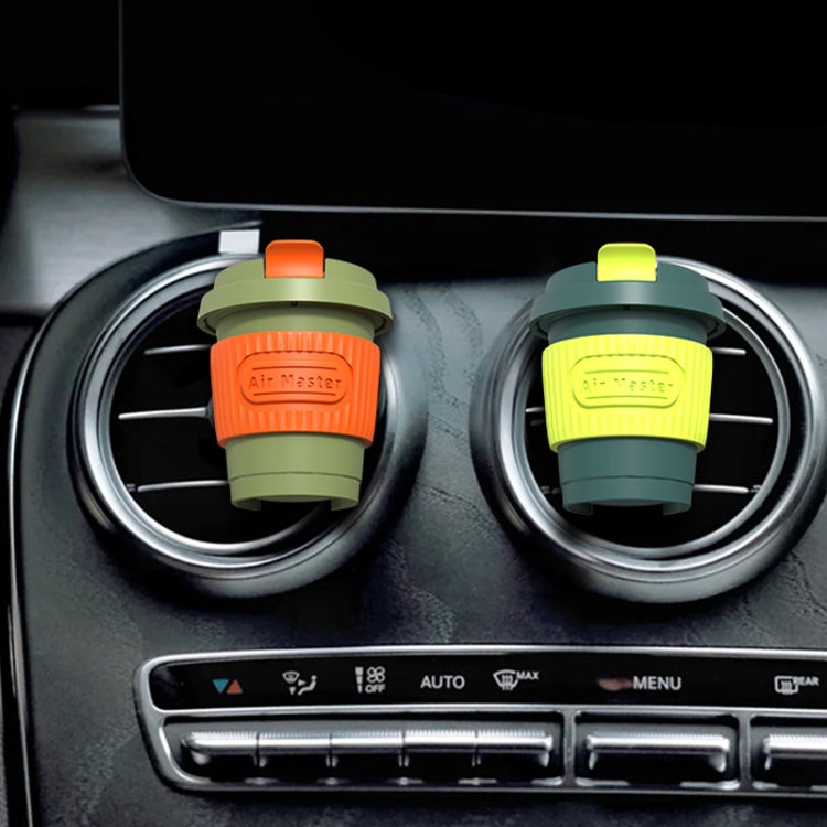 BEN.JACK 4pcs /Set Coffee Cup Air Outlet Aromatherapy Refill Tablets(Morning Lily) by BEN.JACK