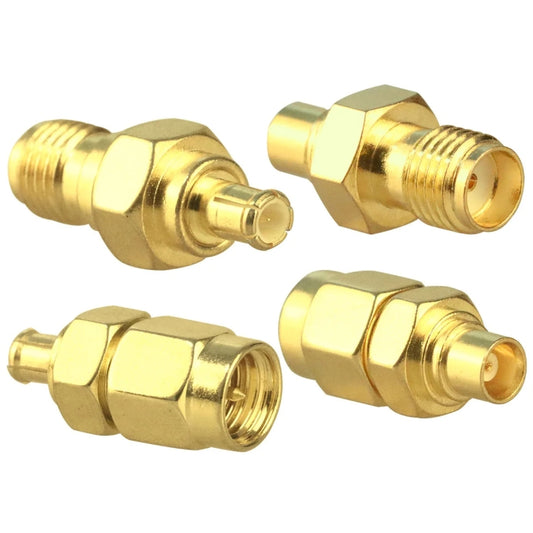SMA Male To MCX Male High Frequency Coaxial Connector Antenna Rotating Joint by buy2fix