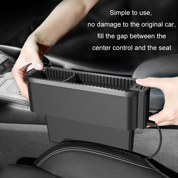 BEN.JACK Multifunctional Car Seat Gap Storage Box(Black) by BEN.JACK