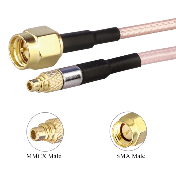 SMA Male To MMCX Male RG316 15cm Coaxial Extension Cable SMA To MMCX Adapter Cable by buy2fix