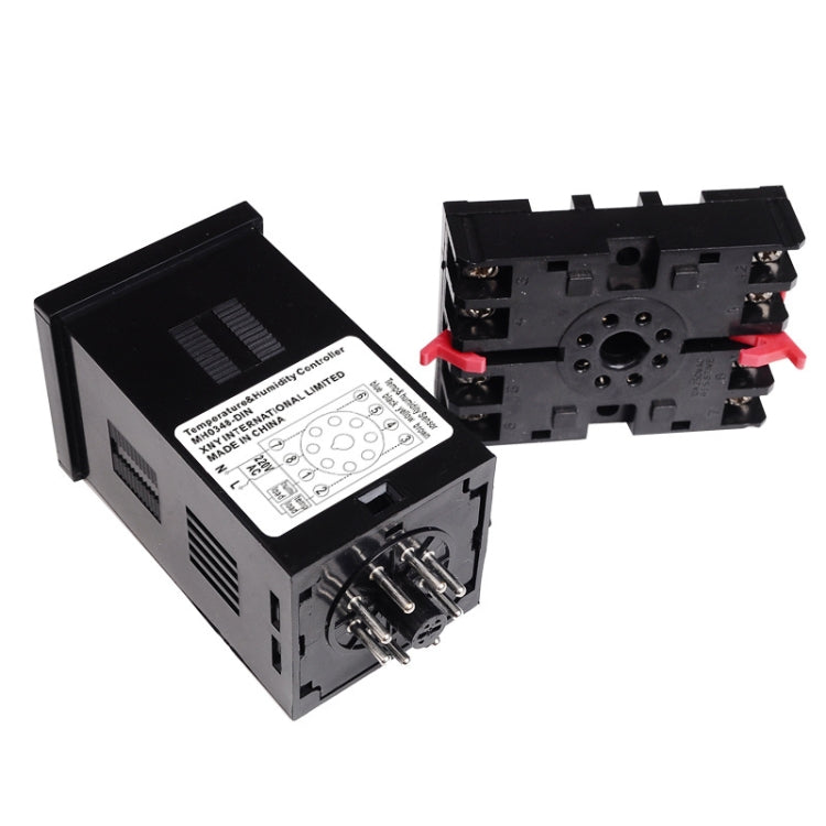 SINOTIMER MH0348-DIN Intelligent High-Precision Temperature Humidity Controller Guide Rail Installation by SINOTIMER