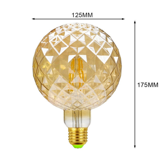 E27 Screw Port LED Vintage Light Shaped Decorative Illumination Bulb, Style: G125 Inner Pineapple Gold(220V 4W 2700K) by buy2fix