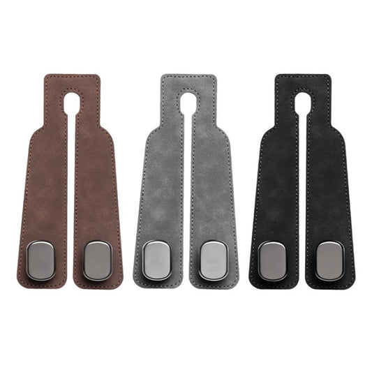 Car Seat Mack Multifunctional Metal Hook Mobile Phone Holder, Style: No Mark(Gray) by buy2fix