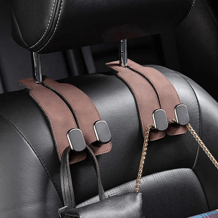 Car Seat Mack Multifunctional Metal Hook Mobile Phone Holder, Style: No Mark(Gray) by buy2fix