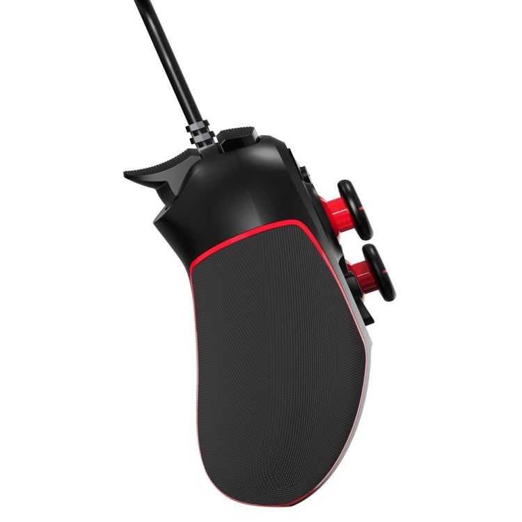 For Switch / PC USB Wired Gamepad With Vibration And Burst Function(White) by buy2fix